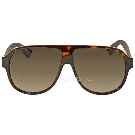 gucci gg0009s 003|Gucci Dark Havana Pilot Sunglasses GG0009S 003 59 .